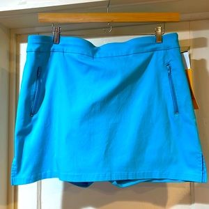 NWT Ruby Rd. 18 Teal Blue Skort